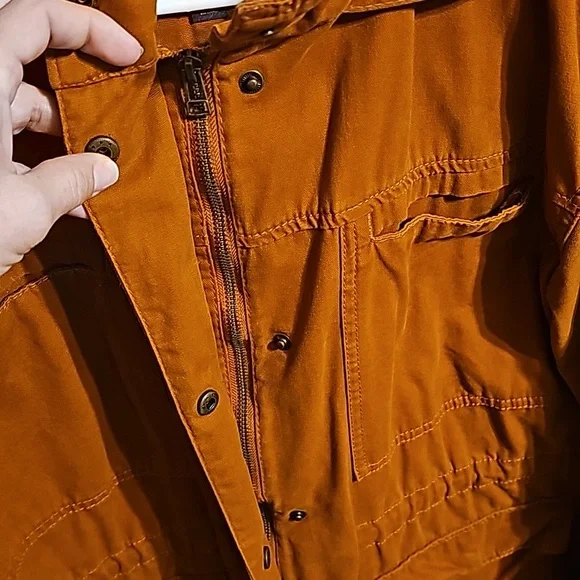 Universal Thread Large Spring/Fall Jacket. Beautiful color, RUST - Picture 11 of 11